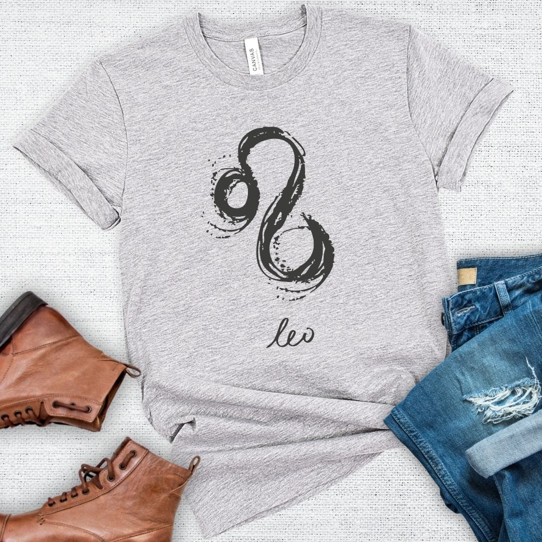 Distressed Leo T-Shirt