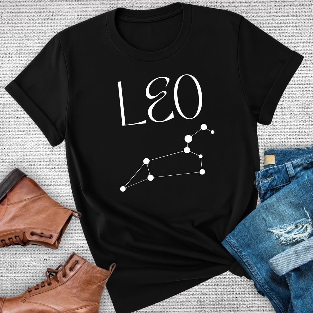 Leo Constellation Art Nouveau T-Shirt