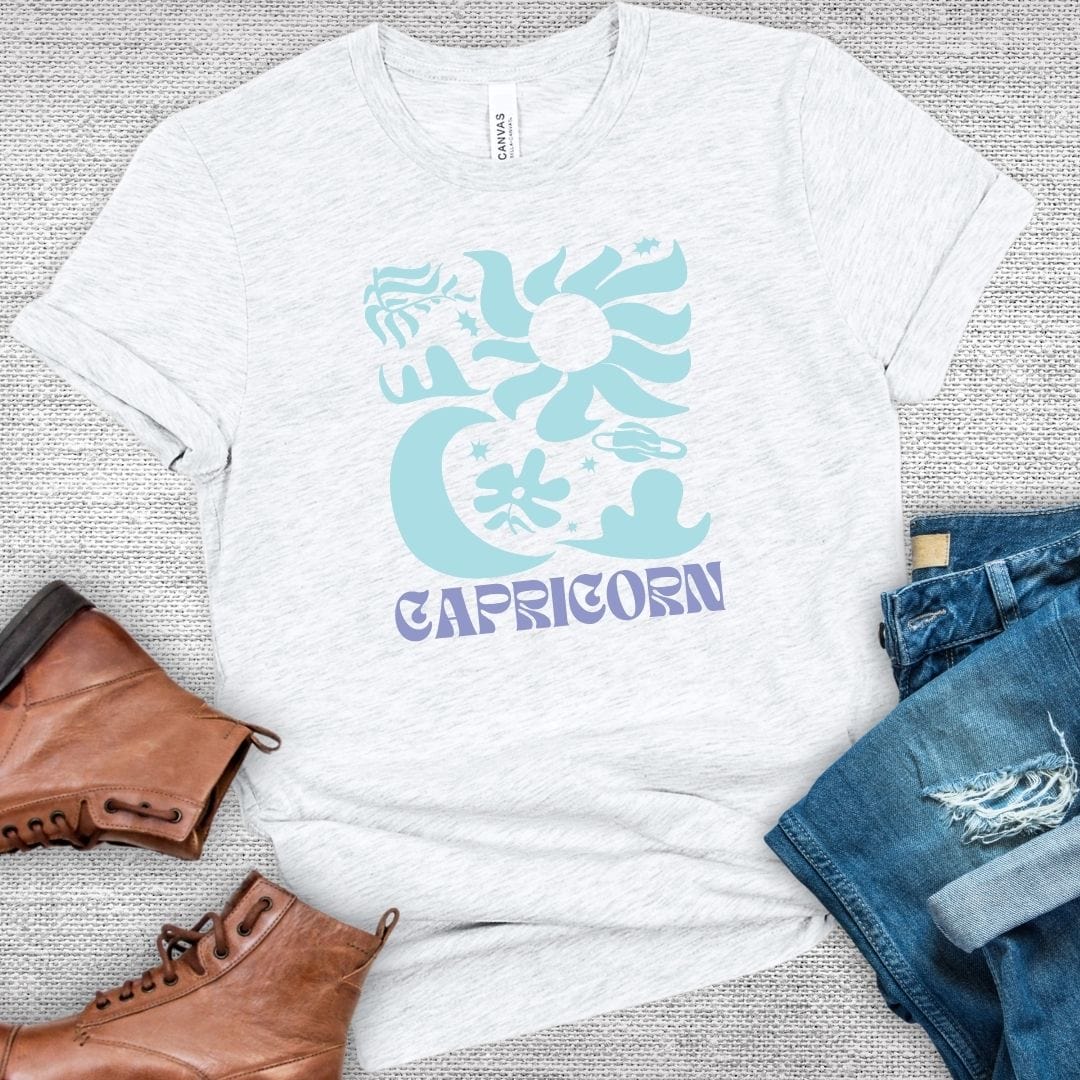 Starlit Capricorn Zodiac T-Shirt