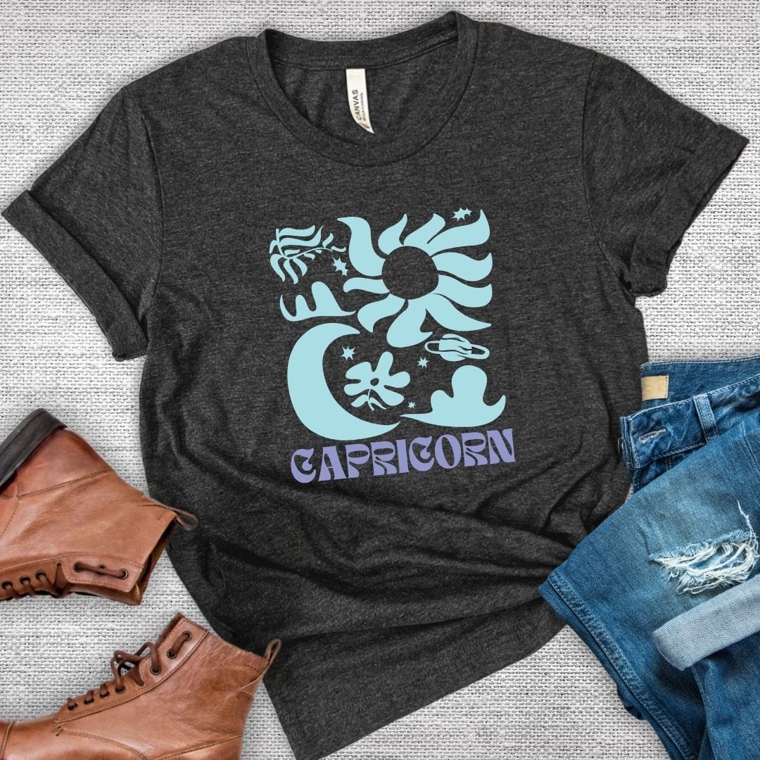 Starlit Capricorn Zodiac T-Shirt