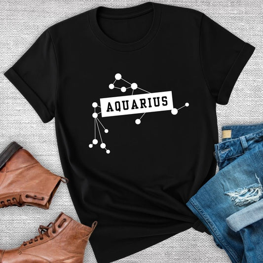 Aquarius Zodiac Tee