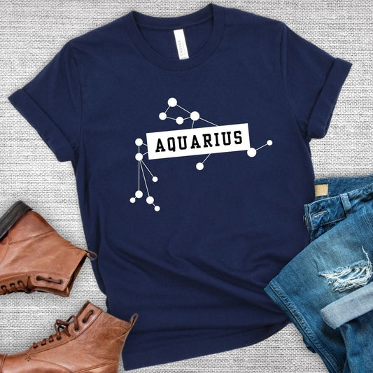Aquarius Zodiac Tee