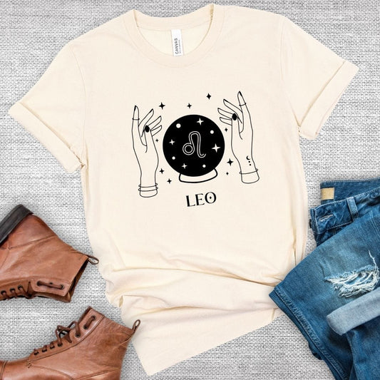 Crystal Ball Leo Tee