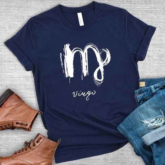 Distressed Virgo T-Shirt
