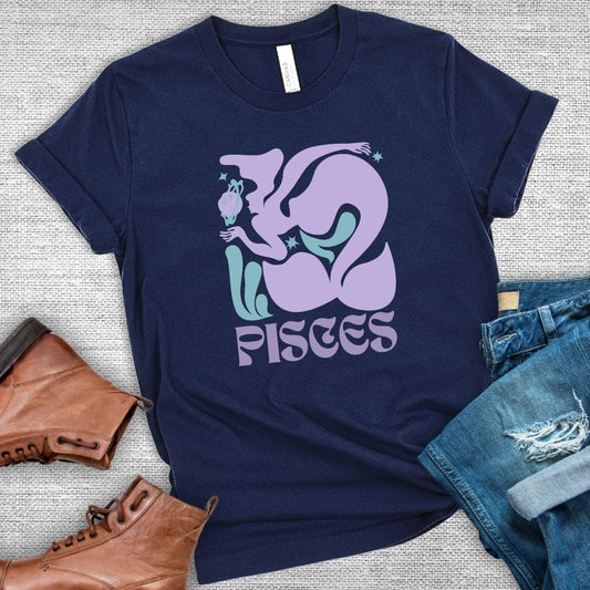 Dreamy Pisces Zodiac Tee