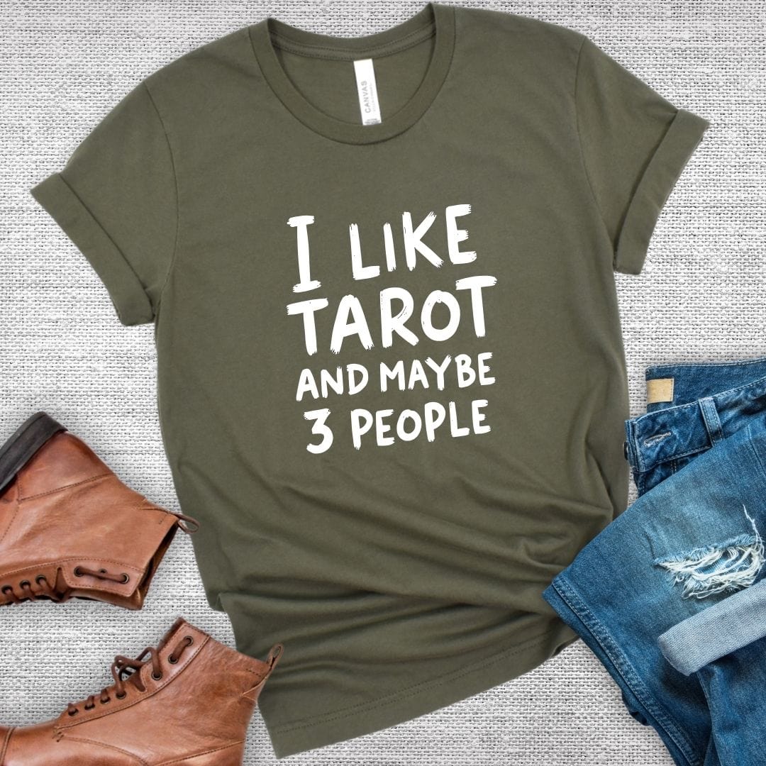 I Like Tarot and Maybe 3 People Tee