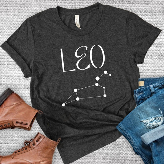 Leo Constellation Art Nouveau Tee