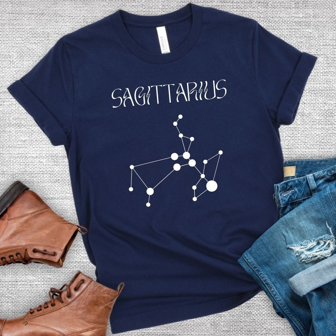 Sagittarius Constellation Art Nouveau Tee