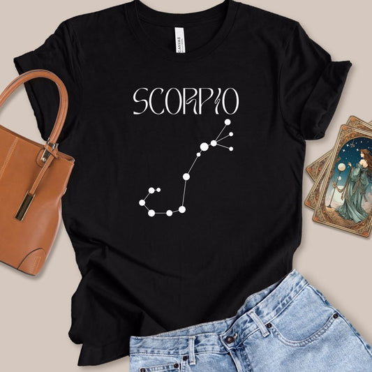 Scorpio Constellation Art Nouveau Tee