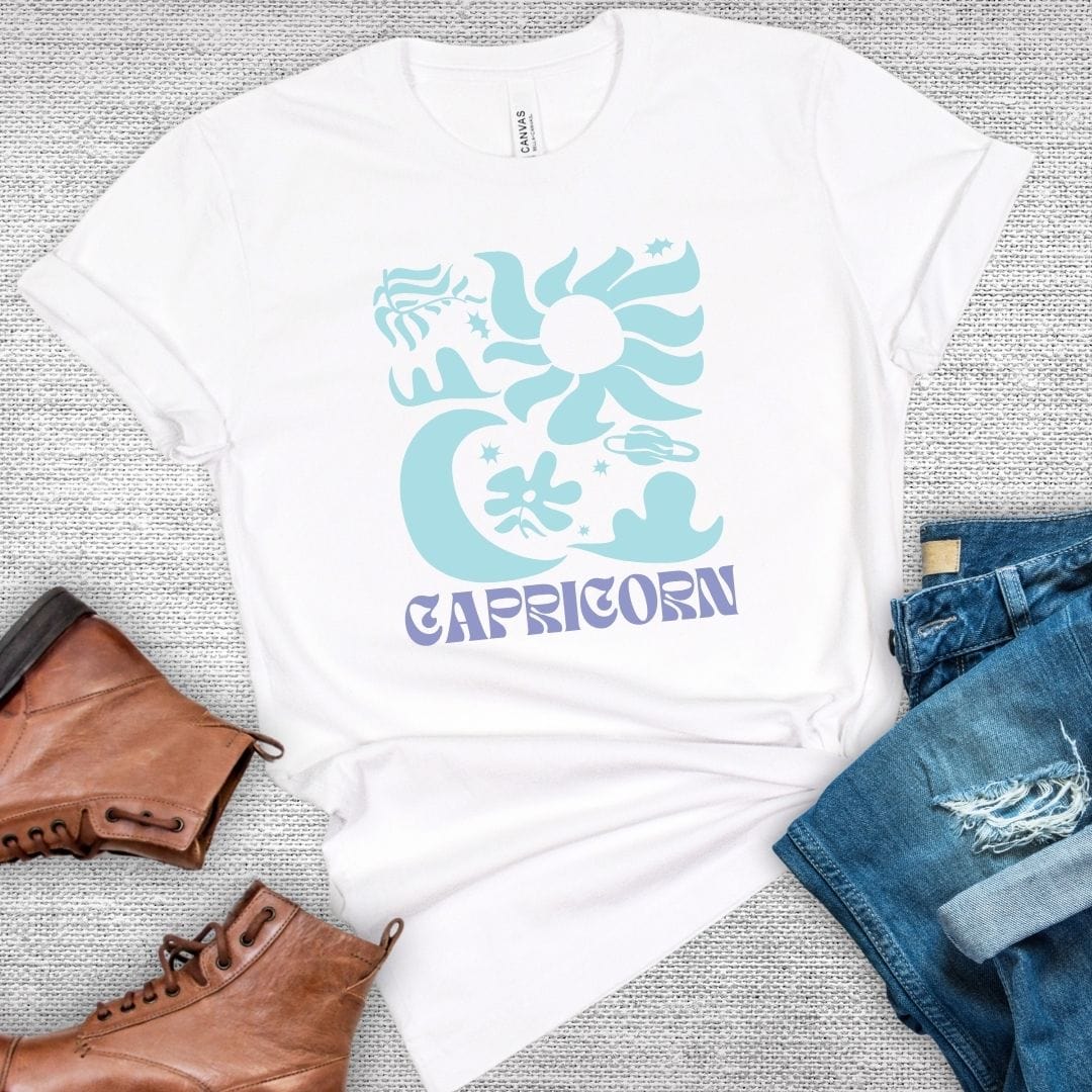 Starlit Capricorn Zodiac T-Shirt